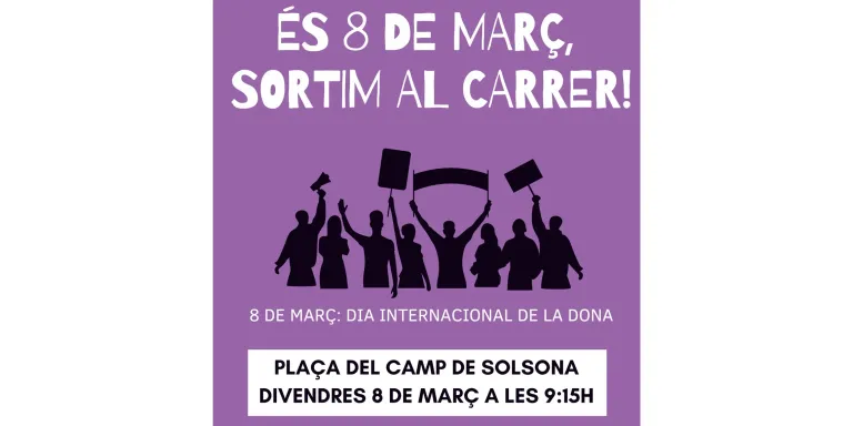 Les escoles del Solsonès sortiran al carrer aquest divendres per commemorar el 8M