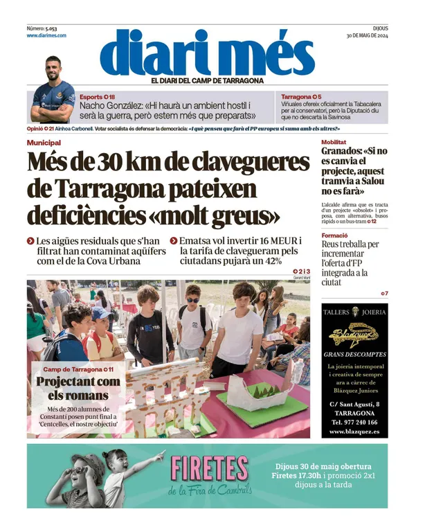 Cop d'ull als diaris d'aquest dijous 30 de maig