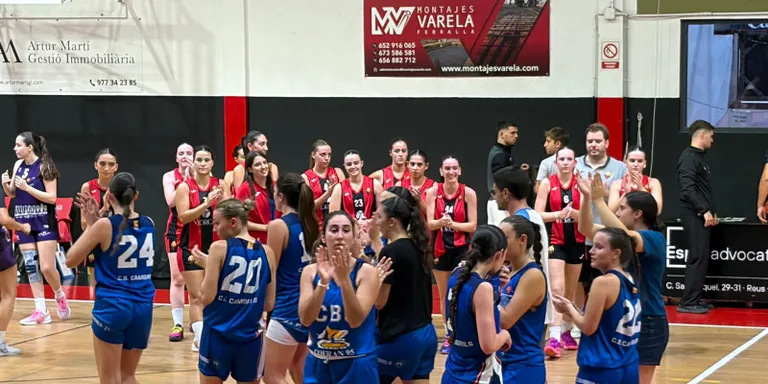 Plàcid triomf del CB Cambrils femení a la pista del CB Vila-seca