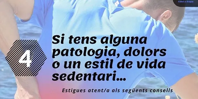 L'Espai de Salut del Club Natació Caldes ha fet públiques una sèrie de recomenacions per aquelles persones que pateixen patologies o dolors