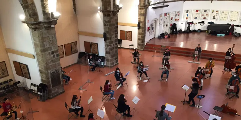 El Conservatori de Música dels Pirineus presenta el concert del Projecte Simfònic 2020-2021 a la Seu d’Urgell