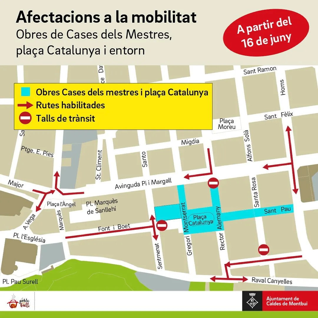 L’ampliació de les Cases dels Mestres i la remodelació de la Plaça de Catalunya i entorns comencen aquest dimecres