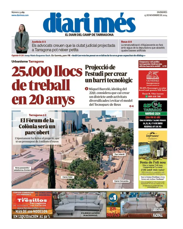 Cop d'ull als diaris d'aquest divendres 15 de novembre