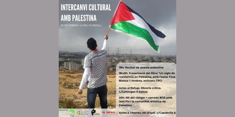 Jornada d'intercanvi cultural amb Palestina, aquest dissabte a la Seu d'Urgell