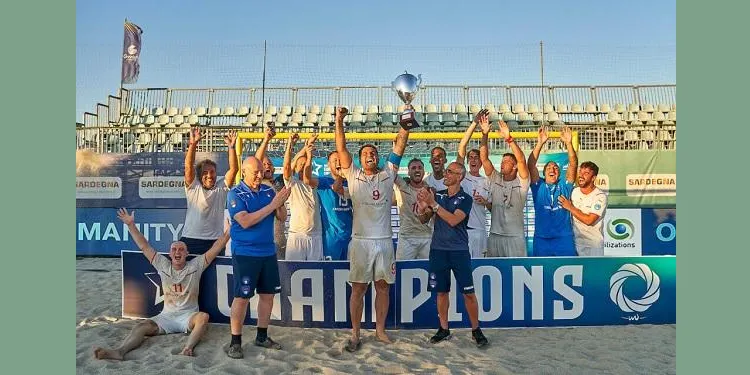 Eliott Mounoud es proclama campió d’Europa de futbol platja amb la Selecció Suïssa