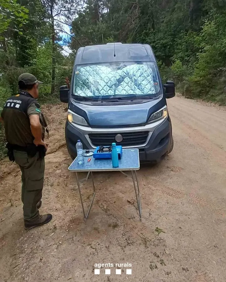 Els Agents Rurals denuncien una persona per fer foc en un espai d'interès natural del Solsonès
