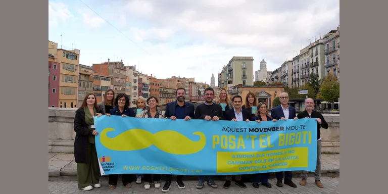 Oncolliga Girona crea la campanya 'Posa't el bigoti' per visibilitzar el càncer masculí i recaptar fons per a la recerca