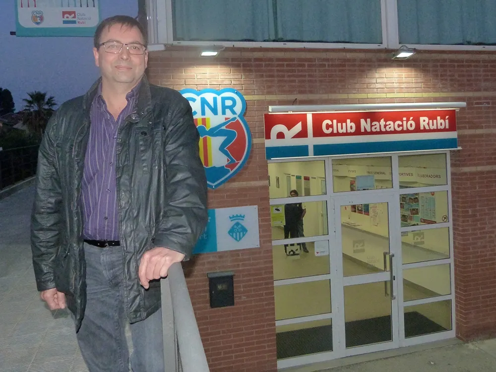 El president del CNR, David Ortiz, a les instal·lacions del club