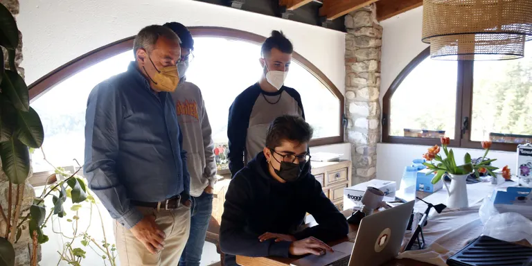 Vint càmeres en directe a diferents punts del Pirineu, la fórmula d'uns joves per divulgar la meteorologia