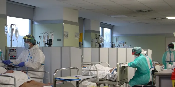 Es detecten a l'Hospital de Calella 17 nous casos assimptomàtics de Covid-19 a la unitat de Mitja Estada