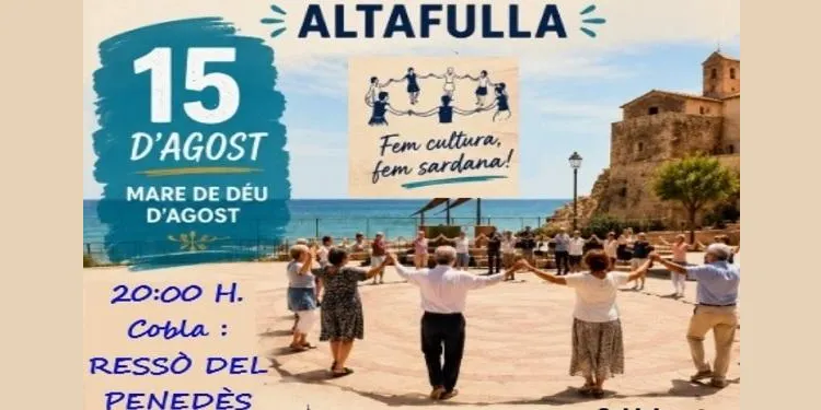 L’Associació Altafulla Sardanista celebra aquest dissabte la ballada de sardanes per commemorar la Mare de Déu d’Agost