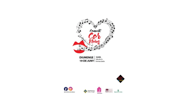 Concert a la Seu d'Urgell del cor de noies 'Noves Veus', de l'Escola Municipal de Música