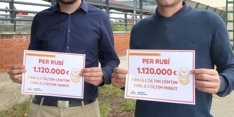 ERC demanarà 1.120.000 euros per a Rubí als pressupostos de l'Estat