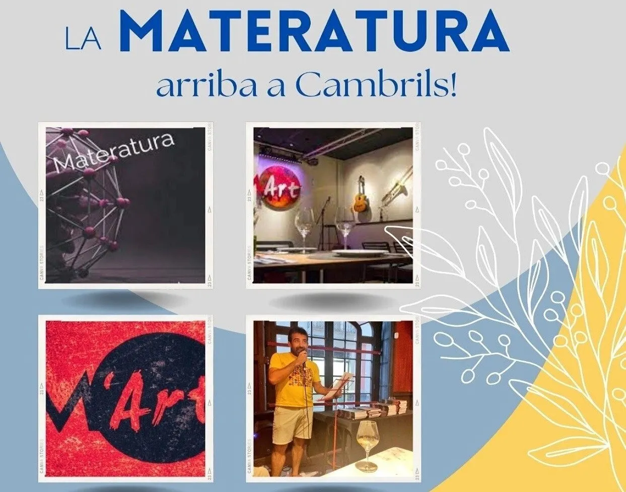 El professor del Ramon Berenguer IV, Xavi Roca, presenta ‘Materatura’ aquest dissabte a Cambrils