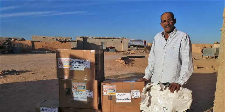 Pineda pel Sàhara envia 200 quilos de material esportiu i sanitari als campaments de refugiats sahrauís