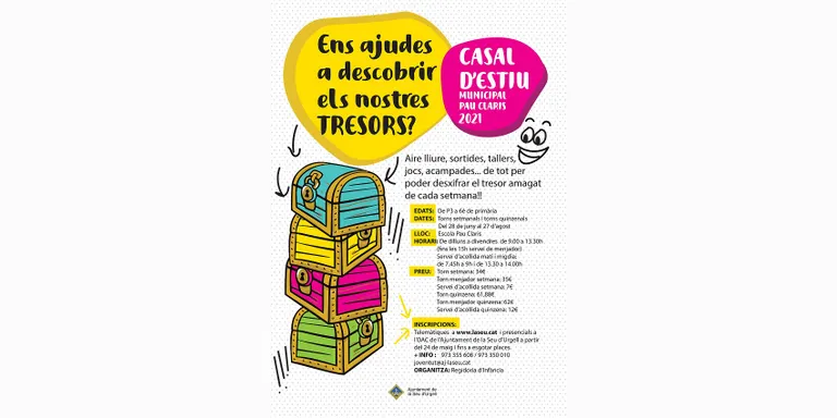 El Casal d'Estiu de la Seu d'Urgell obre les inscripcions dilluns vinent