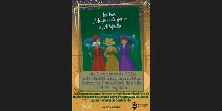 Les Magues de Gener arriben aquest divendres a Altafulla per inaugurar el Parc de Nadal