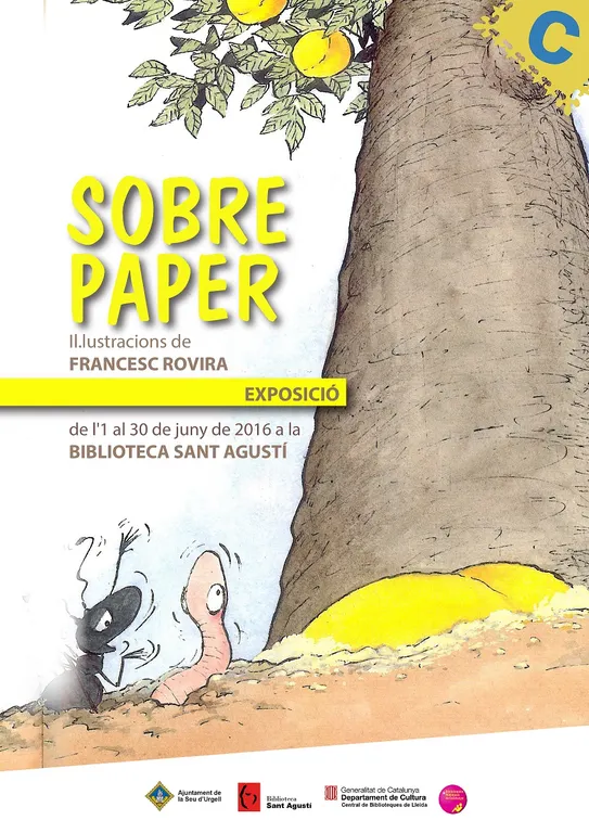 La Biblioteca Sant Agustí acull l'exposició 'Sobre paper', de Francesc Rovira