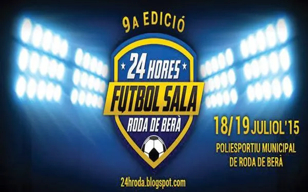 Roda de Berà acull aquest cap de setmana la 9a edició del torneig 24h de futbol sala