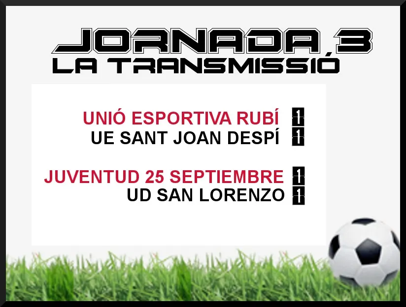 A PEU DE CAMP - JORNADA 3 diumenge matí