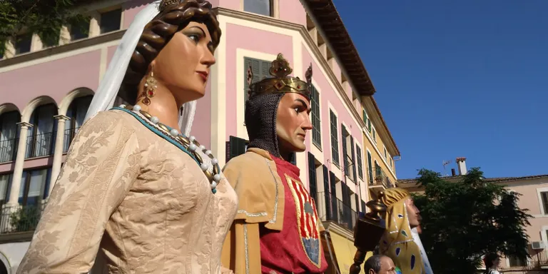 Els Gegants de Pineda viatgen a Mallorca