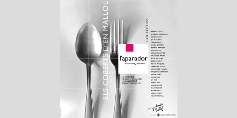 Exposició col·lectiva 'Els coberts d'en Mallol', a l'espai d'art al carrer l'Aparador de la Seu