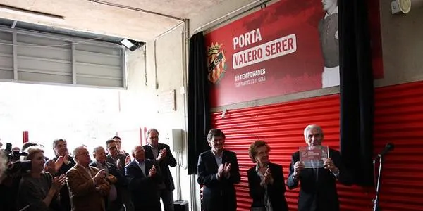 Valero Serer dona nom a una de les portes del Nou Estadi