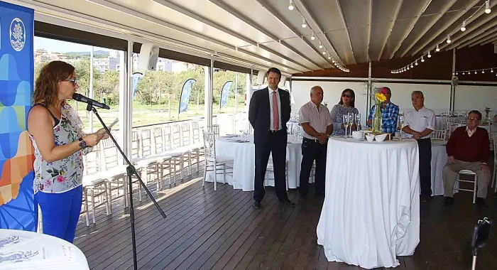 La presentació s'ha fet al restaurant Btkora (fotos: Xavi Salbanyà )