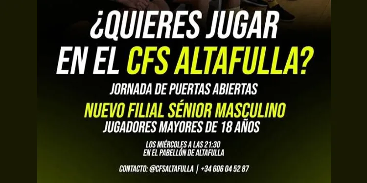 El CFS Altafulla planteja crear un segon Sènior masculí per a la següent temporada