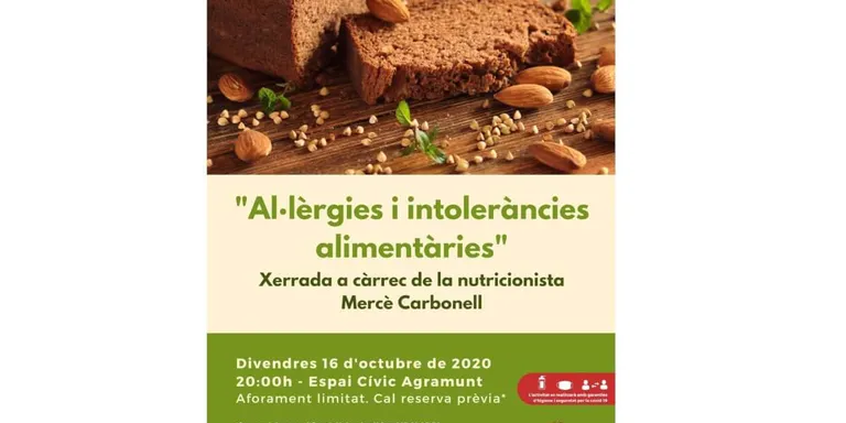 Xerrada sobre al·lèrgies i intoleràncies alimentàries per celebrar el Dia Mundial de l'Alimentació