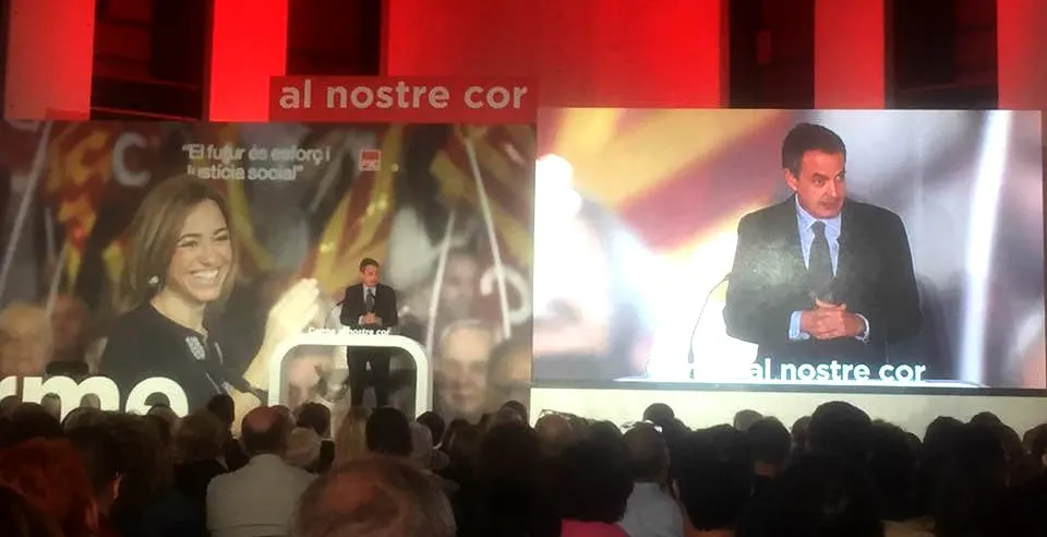 Una delegació del PSC de Pineda participa a l'acte 'Per sempre, Carme'
