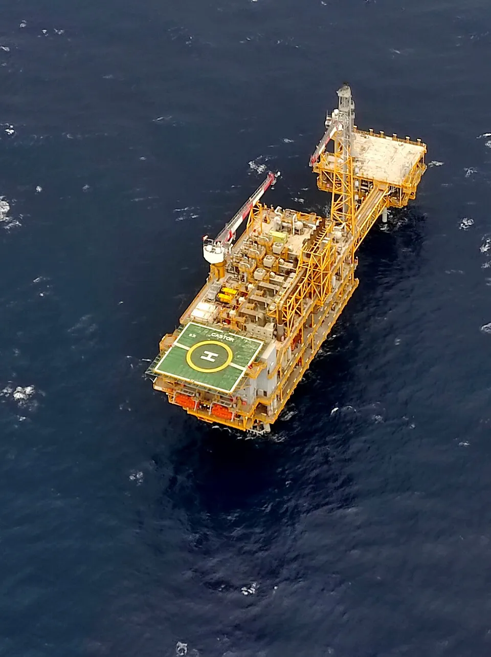 Plataforma marina del projecte Castor