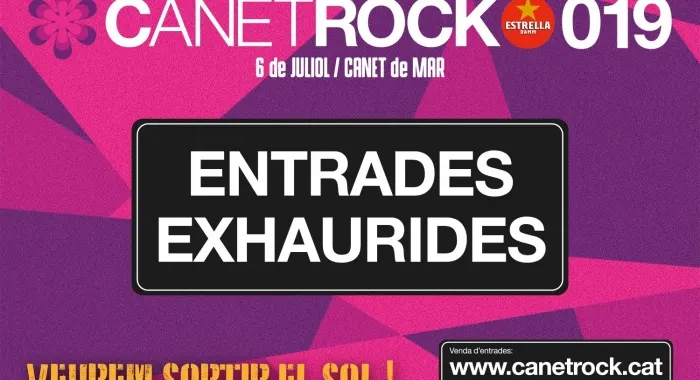 El Canet Rock exhaureix totes les entrades