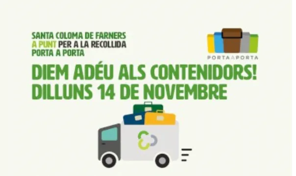 Acte de "comiat" als contenidors de Sta Coloma de Farners