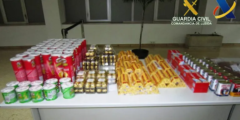 Intervingut material de contraban valorat en més de 5.600 euros