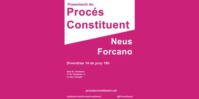 El Procés Constituent es presenta a la Seu