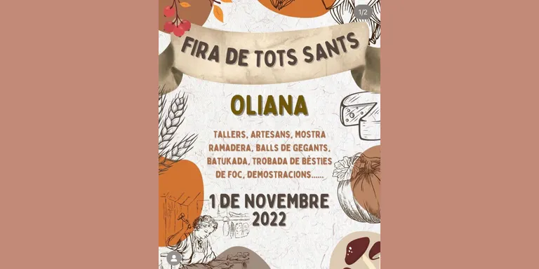 Oliana celebra la Fira de Tots Sants del retorn a la normalitat