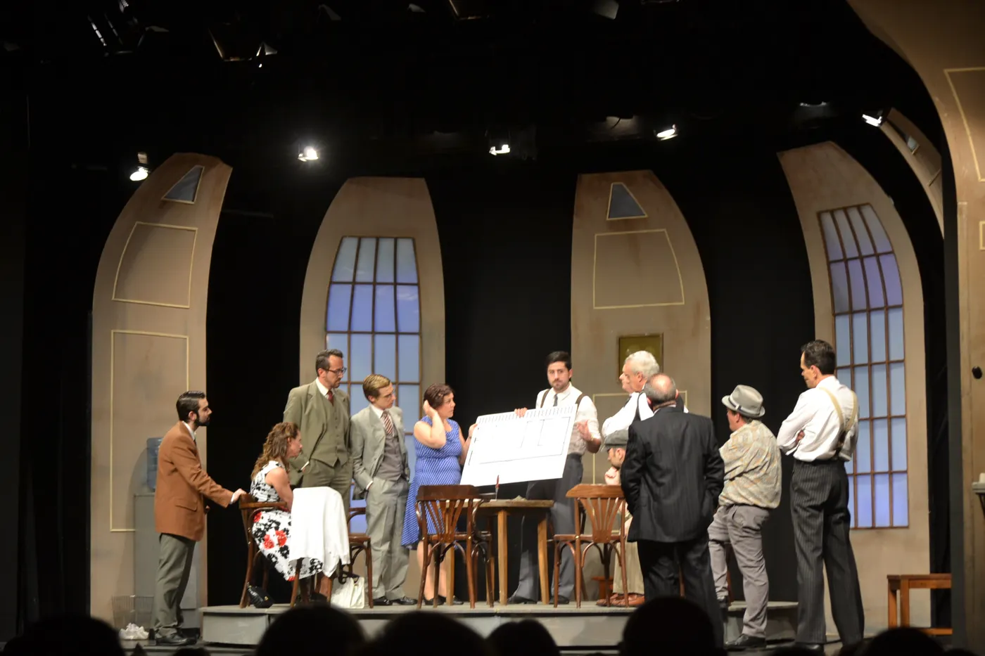 Tarda de bon teatre al CCR amb l'obra 'Dotze sense pietat'