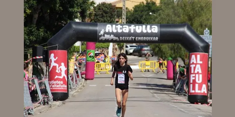 L’atleta Emma Vendrell s’imposa en la categoria Infantil femení del 25è Cros del Lledó de la Pobla de Mafumet