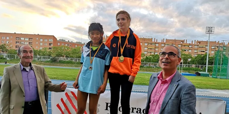 Xiaoké Martí i Aragonès, segona en 100m i 200m, als Campionats d'Atletisme Adaptat de Catalunya