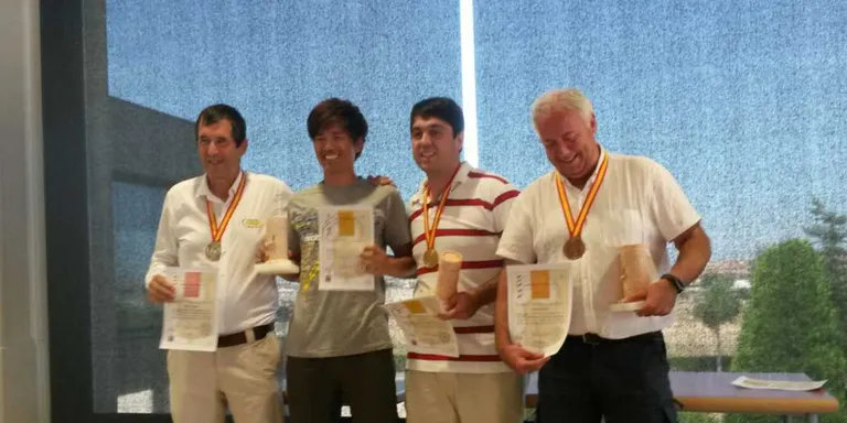 Iván Ayala, guanyador del Campionat d'Espanya de Globus Aerostàtics celebrat a Agramunt