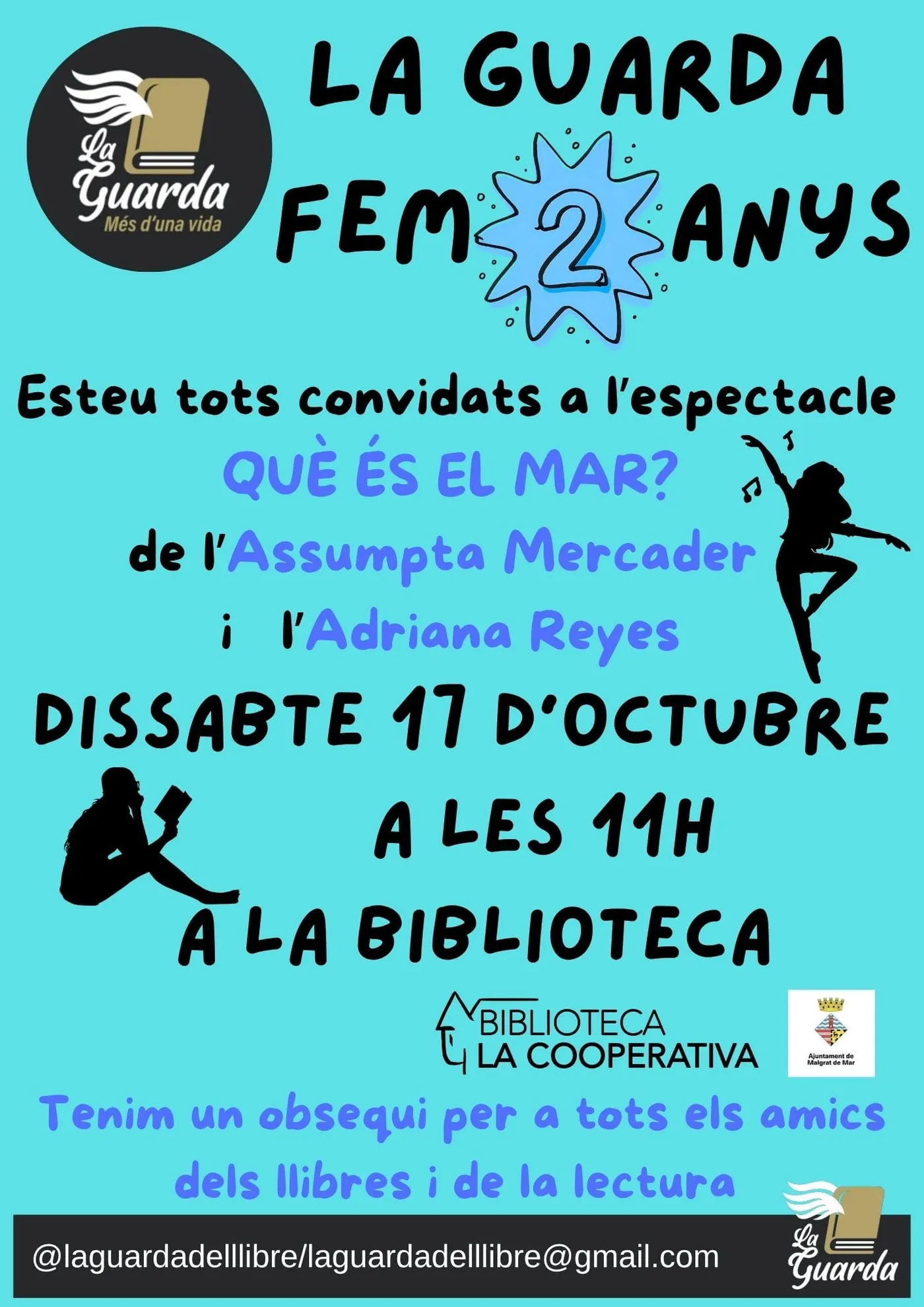 La Guarda del Llibre celebra els seus dos anys de vida amb l’espectacle “Què és el mar?”