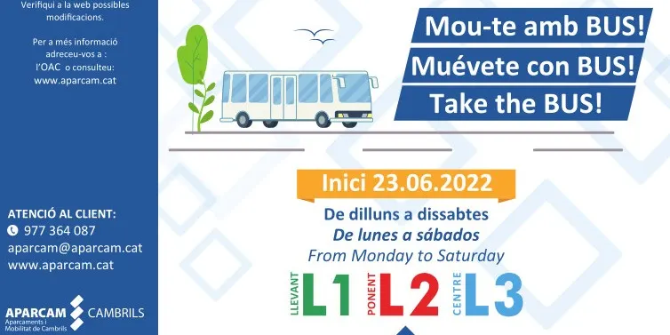 Els autobusos urbans de Cambrils comencen els horaris d’estiu aquest dijous 23 de juny