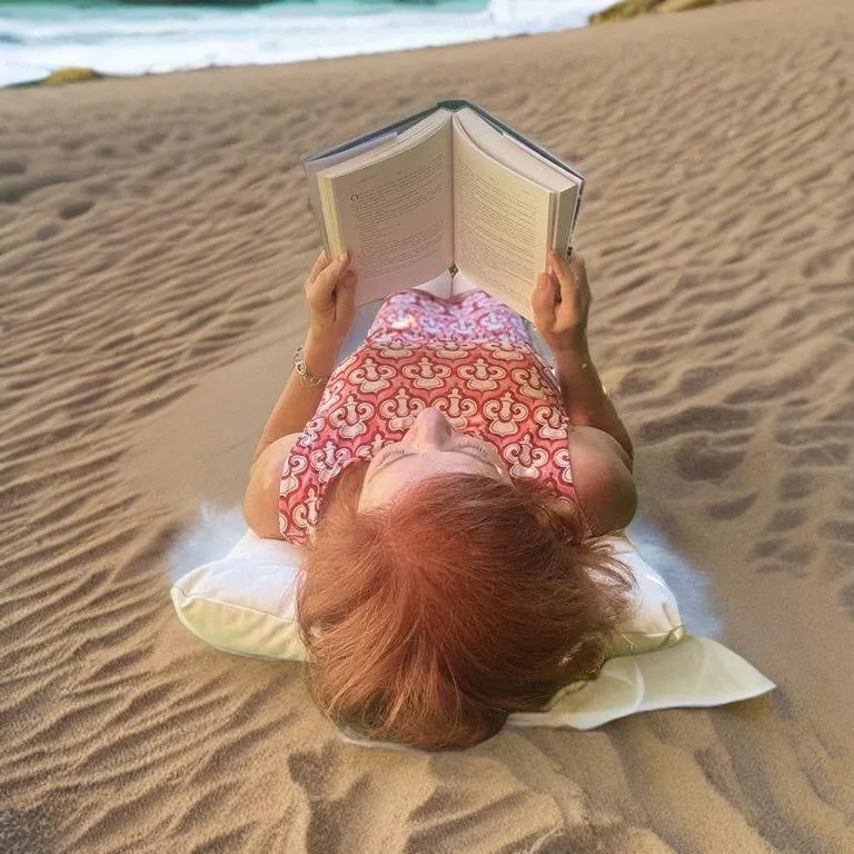 Lectura de novel·la romàntica a l'espai 'Recomana'm un llibre d'estiu'