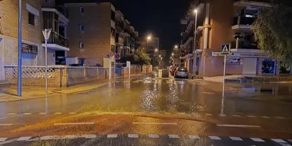 La pluja deixa nombroses afectacions a Torredembarra, però sense danys personals