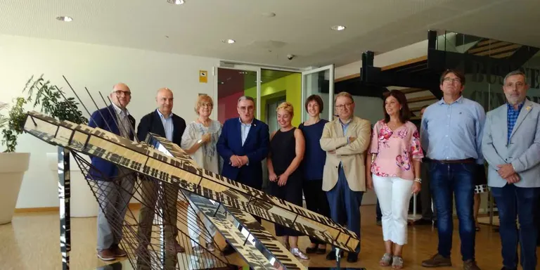 Inauguren a la Llotja de Lleida la instal·lació 'Variacions', en record de Guinovart i Carles Santos