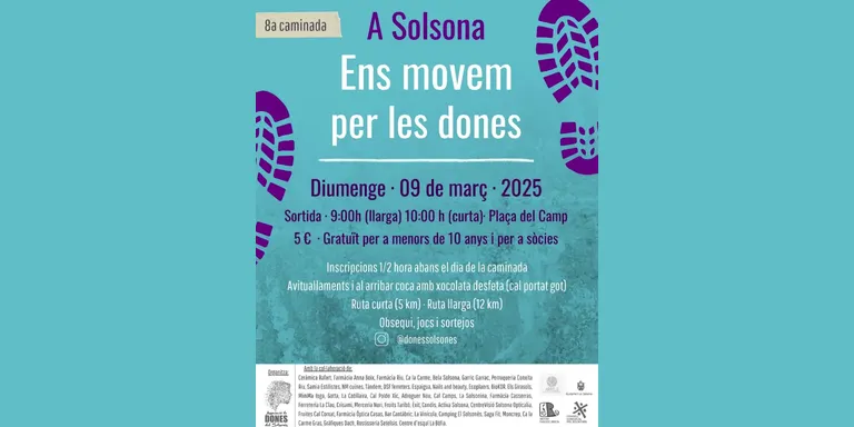 La presentació d'un llibre, la caminada i l'acte institucional commemoren el 8M a Solsona