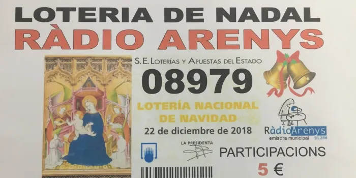 Ràdio Arenys ja té la loteria de Nadal