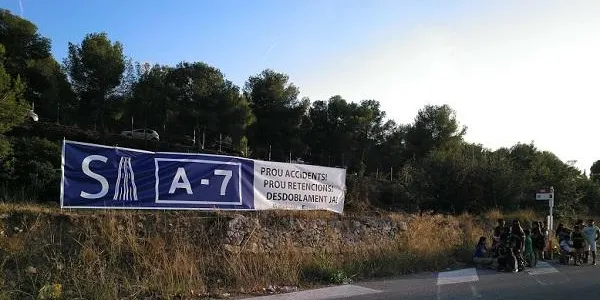 La plataforma 'Sí a l'autovia A-7' reclama el desdoblament imminent de l’autovia de la Móra fins a Torredembarra