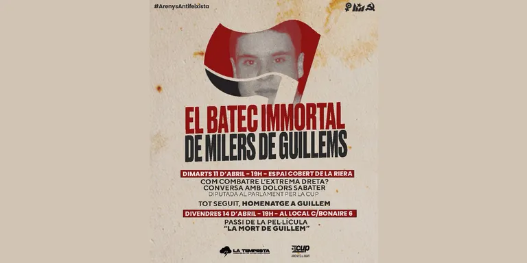 La CUP recorda la figura de Guillem Agulló quan fa trenta anys del seu assassinat